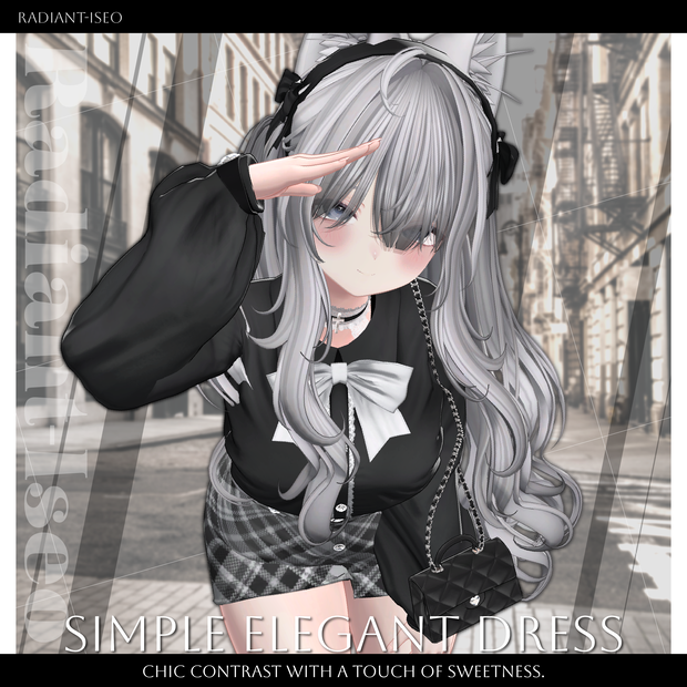 【⟡Simple Elegant Dress⟡】シンプルエレガントドレス 15アバター対応Radiant-iseo