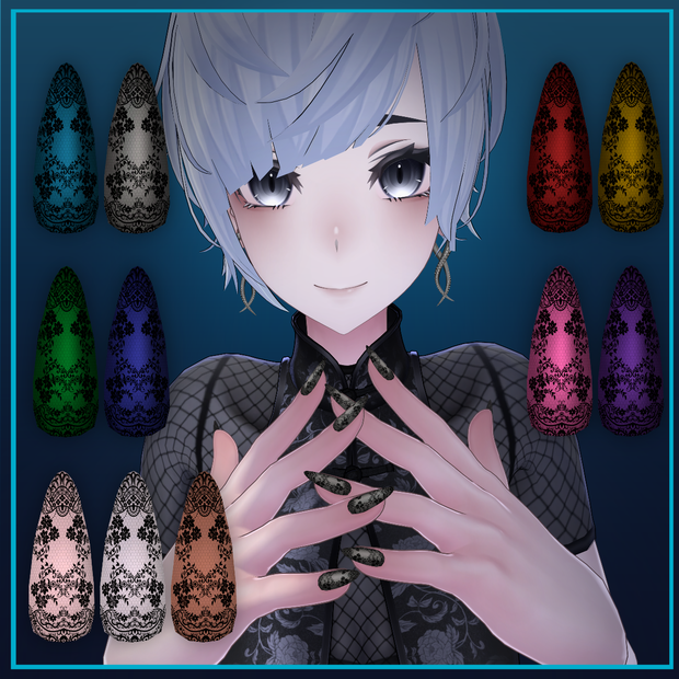 Lace Touched Nails