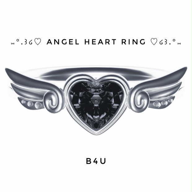 【B4U】🪽エンジェルハートリング🪽ANGEL HEART RING