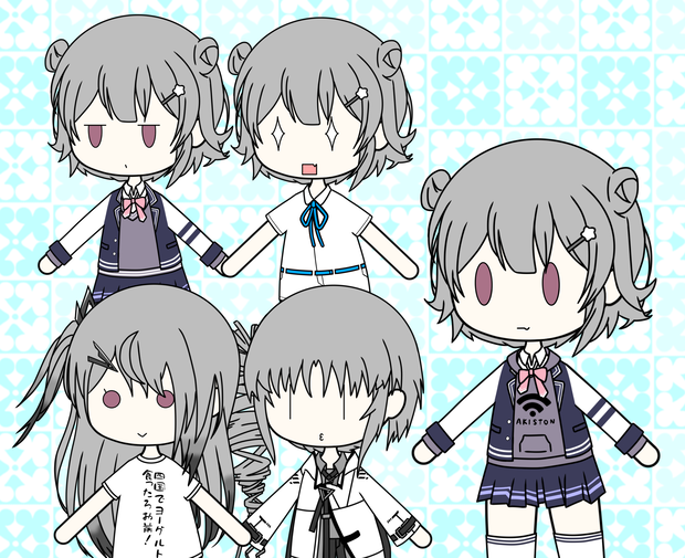 小春六花立ち絵(デフォルメ)