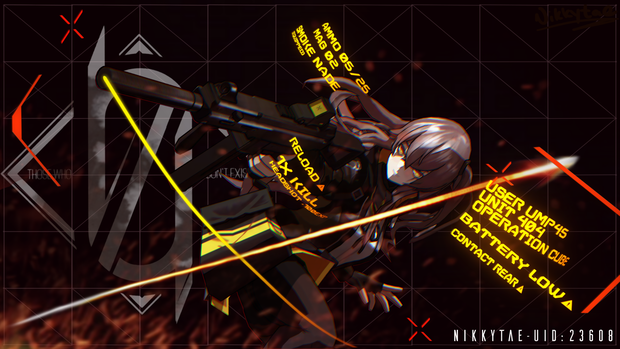 Girls Frontline  UMP45 - FBX ONLY / ドルフロイラコン  UMP45 - FBXだけ
