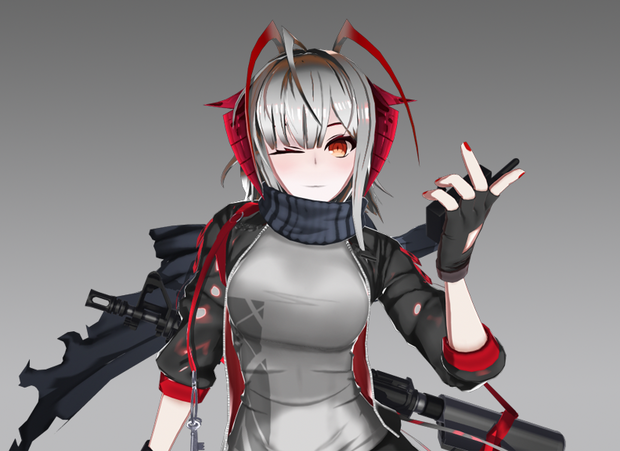 Arknights W / アークナイツ - W  -  FBX + VRM