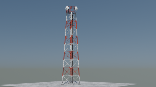 radio tower/電波塔/3DCGモデル/blender