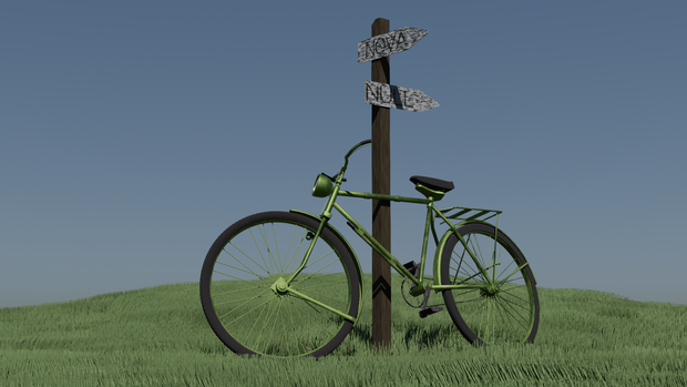 ドイツの古い自転車