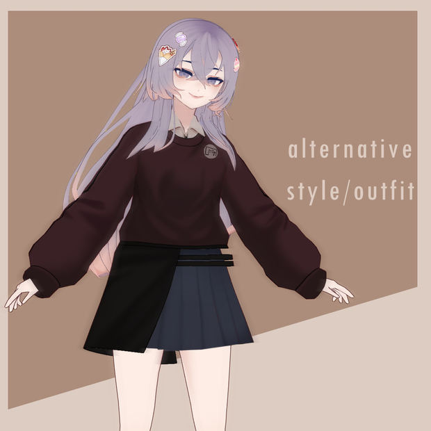 [vroid] オルタナティヴ・衣装 || alternative outfit