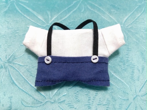 1622 ちびぬいちゃんの袖なしTシャツ＆吊りズボン 1622 ちびぬいちゃんの袖なしTシャツ＆吊りズボン 1622 ちびぬい