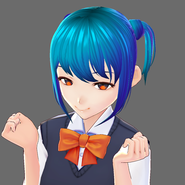 ぴょこツインテール【VRoidStudioベータ版 ヘアプリセット】