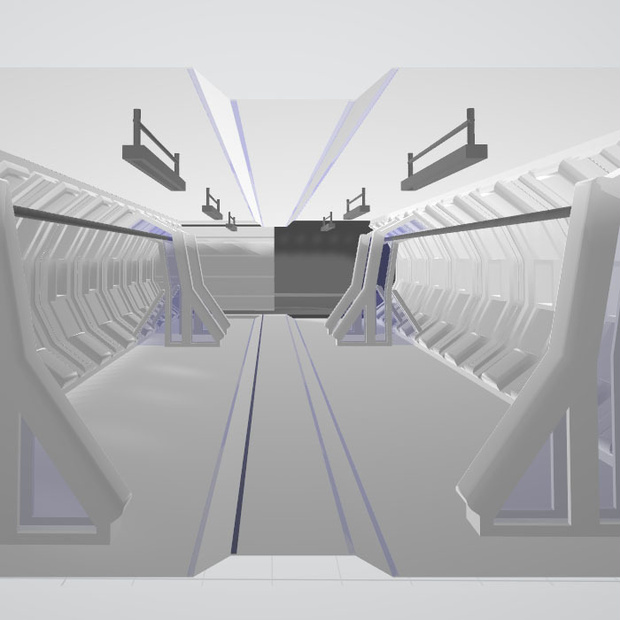 3d ゲート　入口　sf