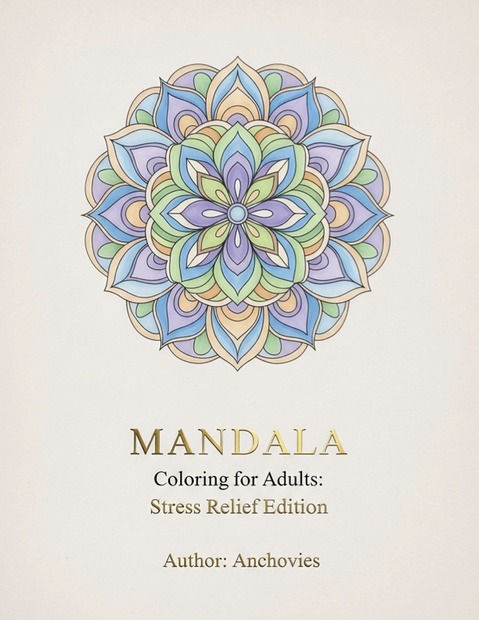 Mandala Coloring for Adults: Stress Relief Edition