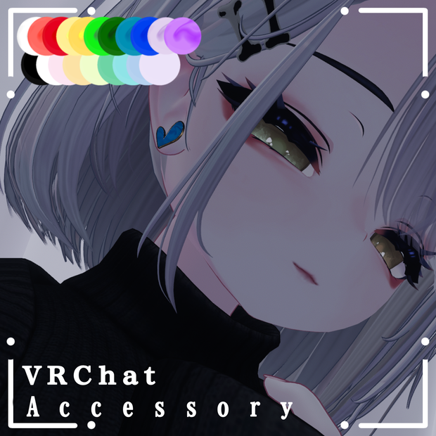 【20色】はーとのピアス