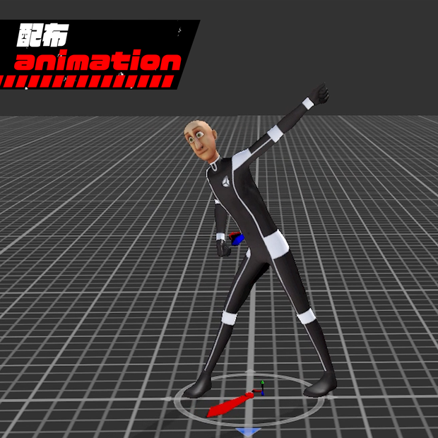 008.【改】【無料有】色々動いてくれるのでアバターの動作チェック等に使えるanimationファイル