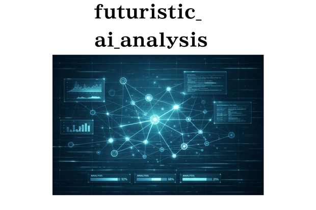 未来型AI解析システムUI｜Futuristic AI Analysis