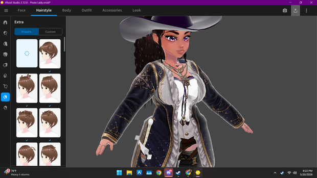 Cowgirl Cowboy Pirate hat 