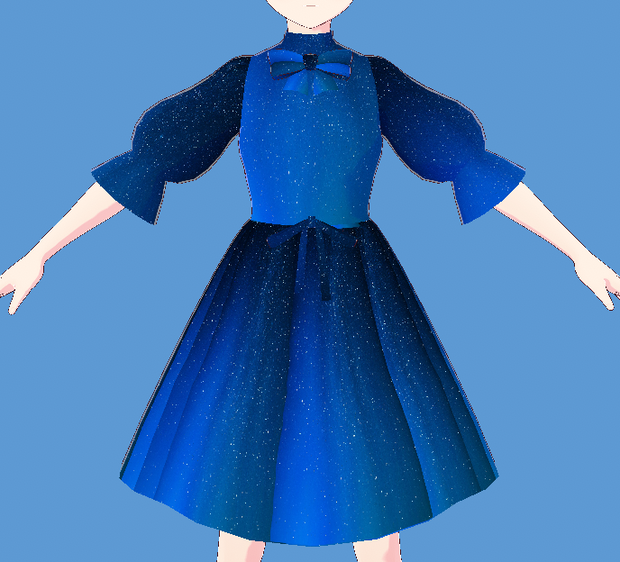 NIGHT BLUE DRESS
