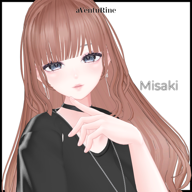 Milky Opal Hair【10アバター対応】