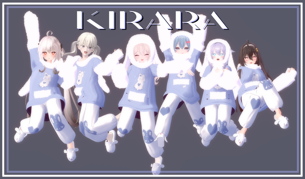 【PB対応】 Rabbit pajamas