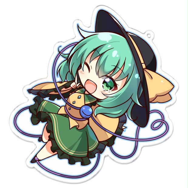 ストラップ(キャラクター) 古明地こいし 「東方Project ぺたん娘