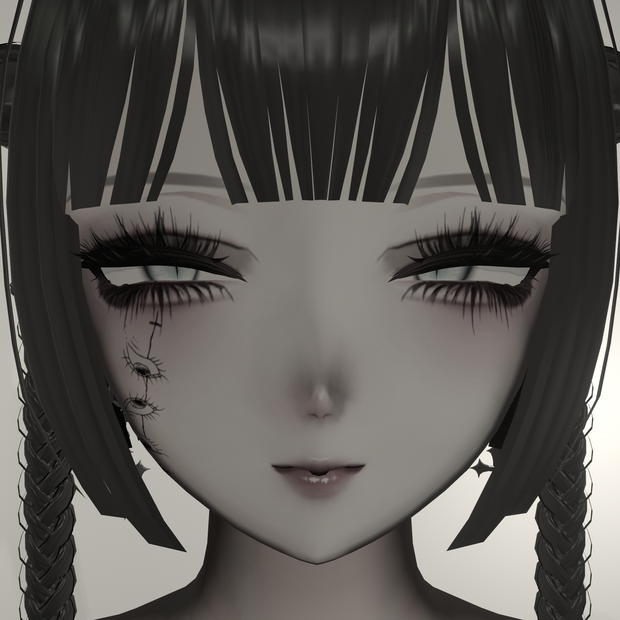 【顔、腕】瞳