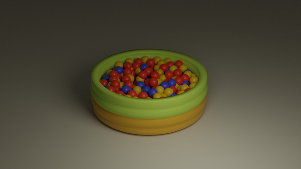 【3Dオブジェクト】ボールプール