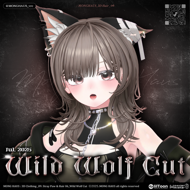 【20アバター対応】Wild Wolf Cut🔒