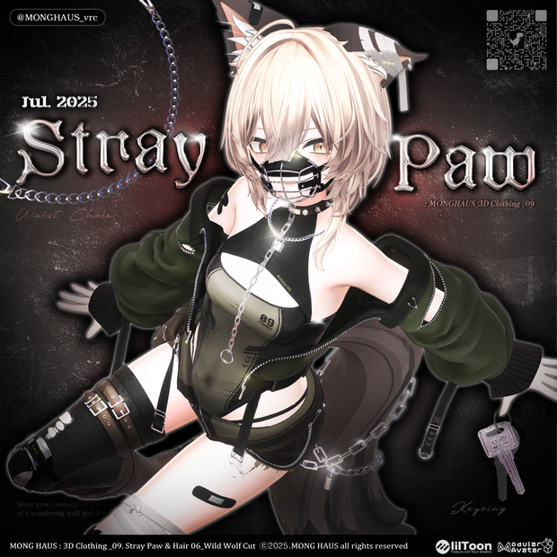 🔥SALE🔥【MAO, KARIN 対応】MONGHAUS Stray Paw🔒 & Wild Wolf Cut🔒 SET