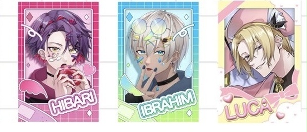 泡沫の夜) ししゅうのとれーなー&チェキ風カード チェキ風カード - 泡沫