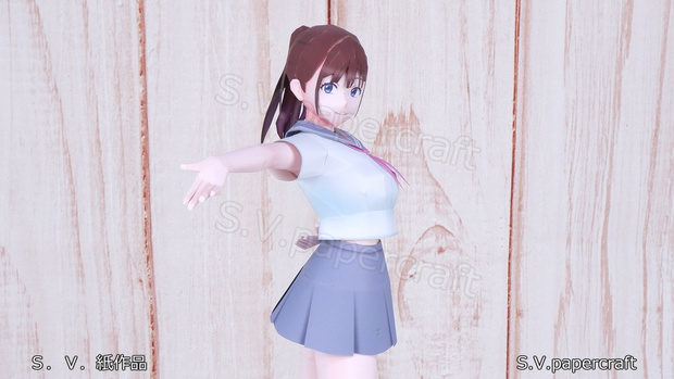 ペパクラデザイナー用3DCGモデルデータ　試験モデルD010　PDO,OBJ