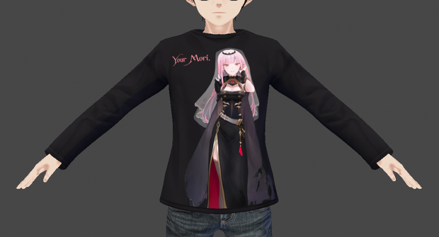 Your Mori. Long Sleeve Shirt For Your VRoid Avatar