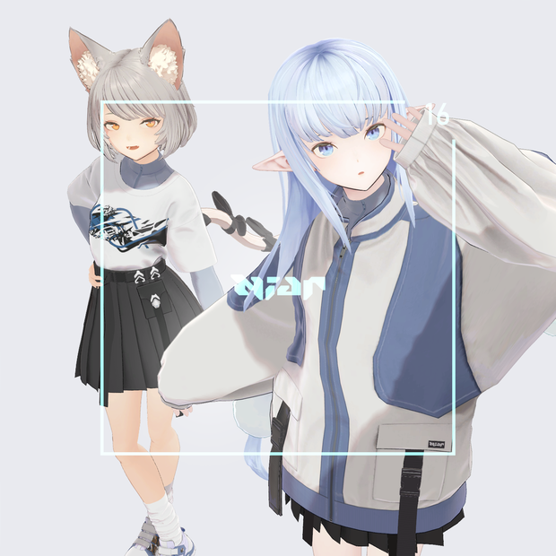 【VRC対応3D服飾モデル】 Niar -Virtual Edition 2022-  ver.1.04