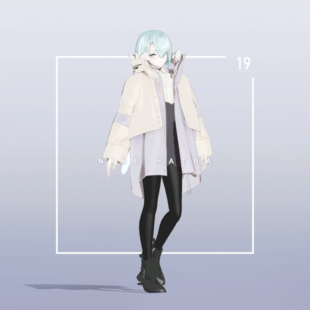 【VRC対応3D服飾モデル】NINE HATRA segment2_tuner ver5.00