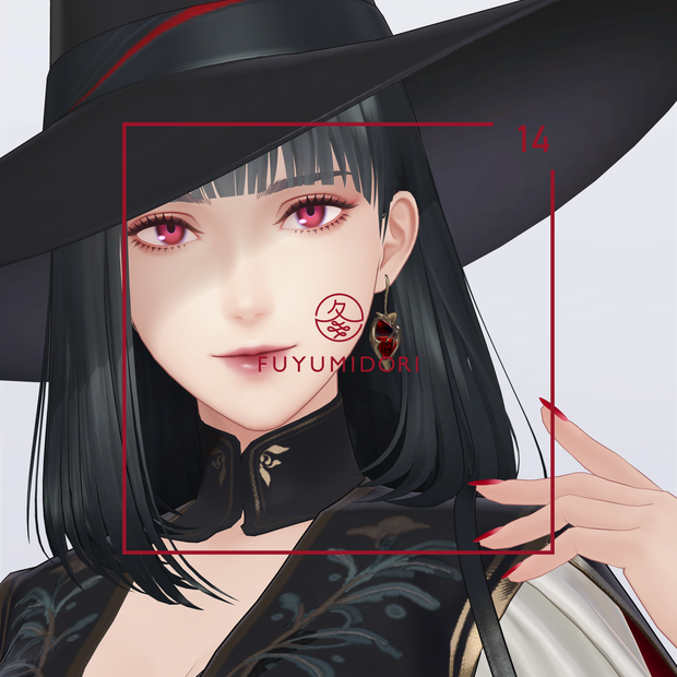 【VRC / VRM 対応3Dモデル】柘榴 -Zakuro- ver1.03