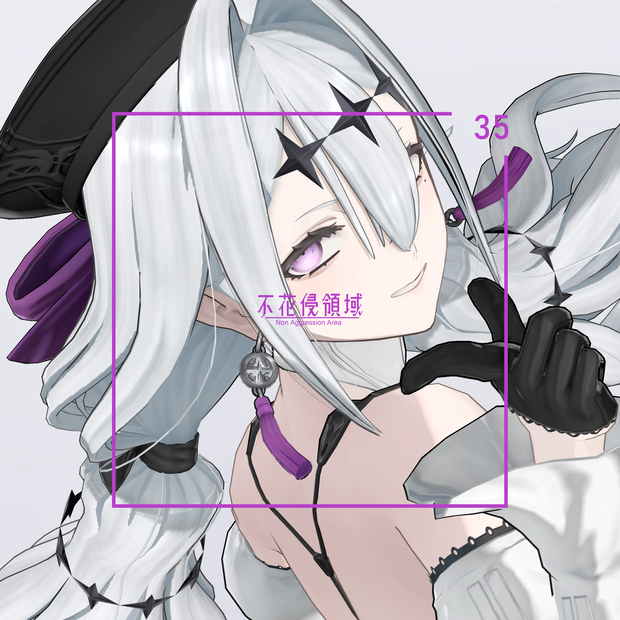 【VRC 対応3Dモデル】㤅花 ver1.11