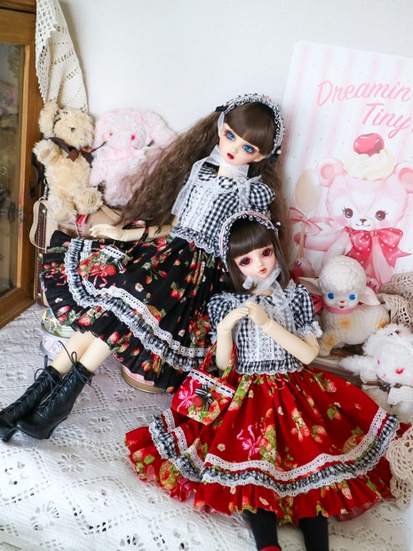 Jubilee flowers millefeuille frill skirtカラーブルー - ロングスカート