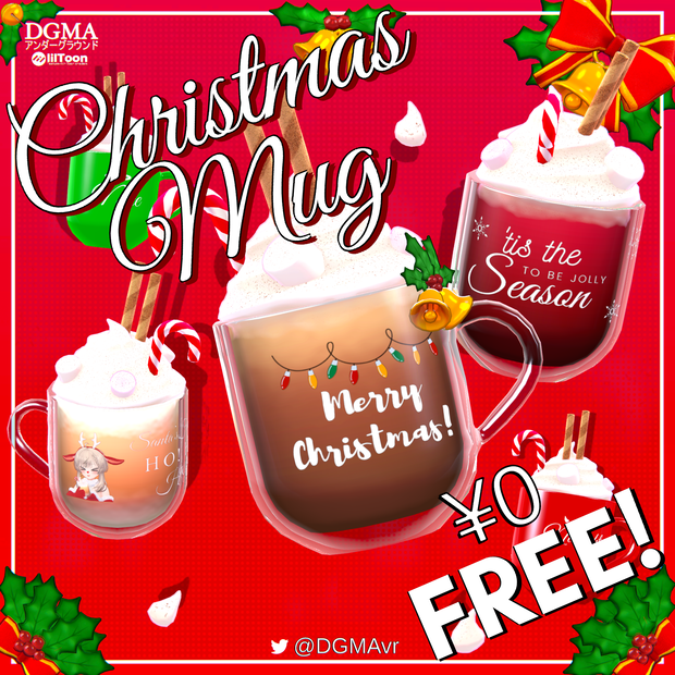  クリスマスマグカップ Christmas Mug