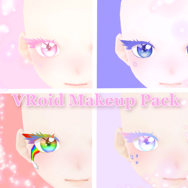 VRoid Makeup Pack (5 Sets) by krzyp czak
