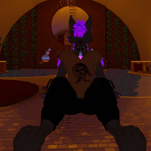 Purple Arc - Archer Canine VRC Textures (PC)