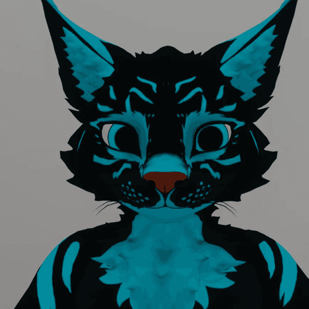 Luna Cat - Big Cats VRC Textures (PC)
