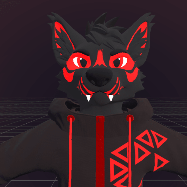 Red Demon - Freakhound VRC Textures (PC)