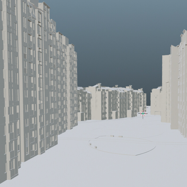 建物　街