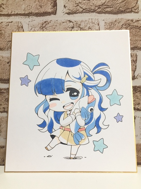 デレマス 浅利七海手描きイラスト 大色紙 Chelsea S Illust Shop Booth