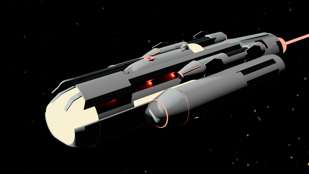 【3Dモデル】宇宙船