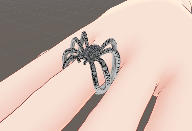 【AG02】SpiderRing 蜘蛛の指輪