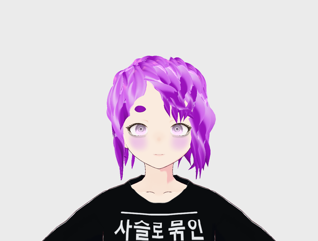 vroid emo hair