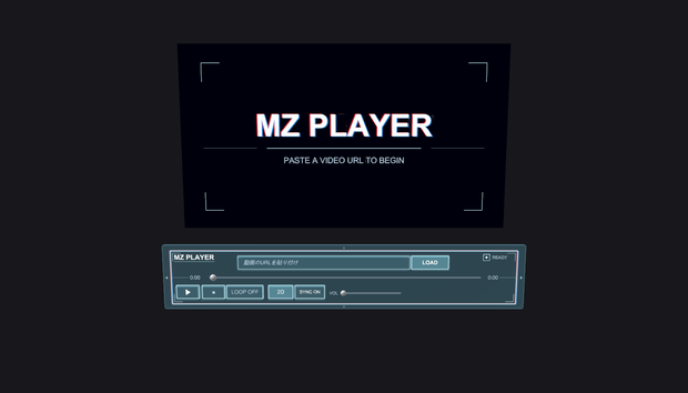 MZ Player - VRChatワールド用 同期動画プレイヤー