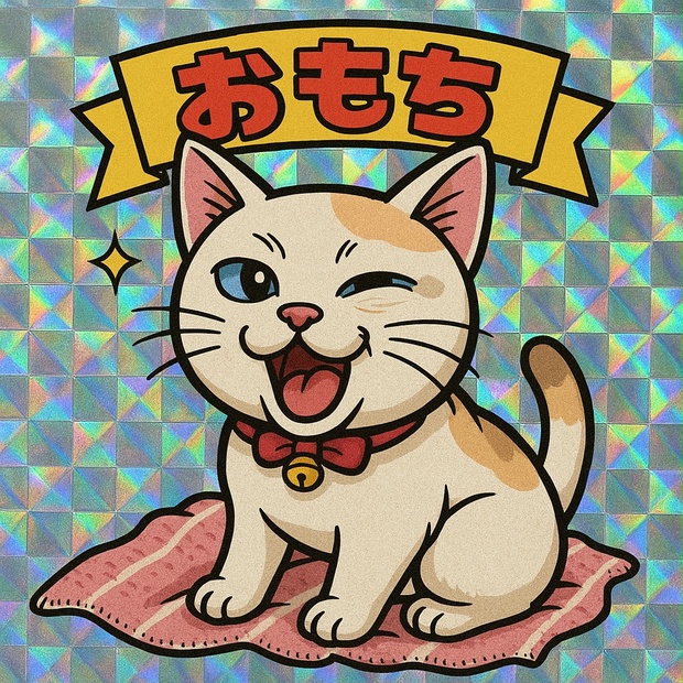 ビックリマンチョコ風シール（おもちちゃん） - つはる商店 - BOOTH