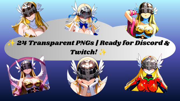 【24 PFP】Angewomon Premium Avatar Pack / アイコン素材集