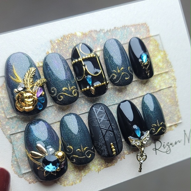 非公式 第五人格 庭師 怪鳥 イメージネイル - Rizun Nail - BOOTH