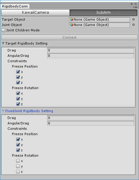 Rigidbody Connector