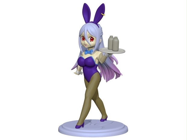 【無償】兎美ショーコデフォルメフィギュア　3Dデータ