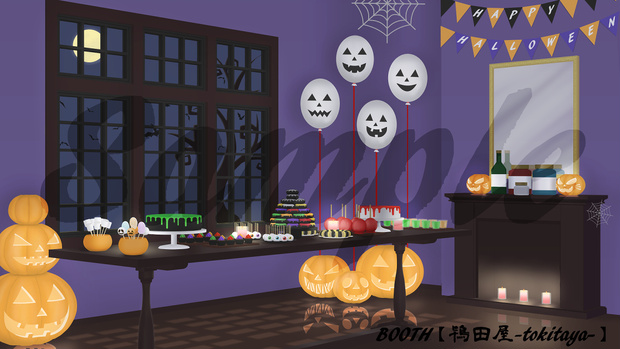 【背景イラスト】ハロウィン